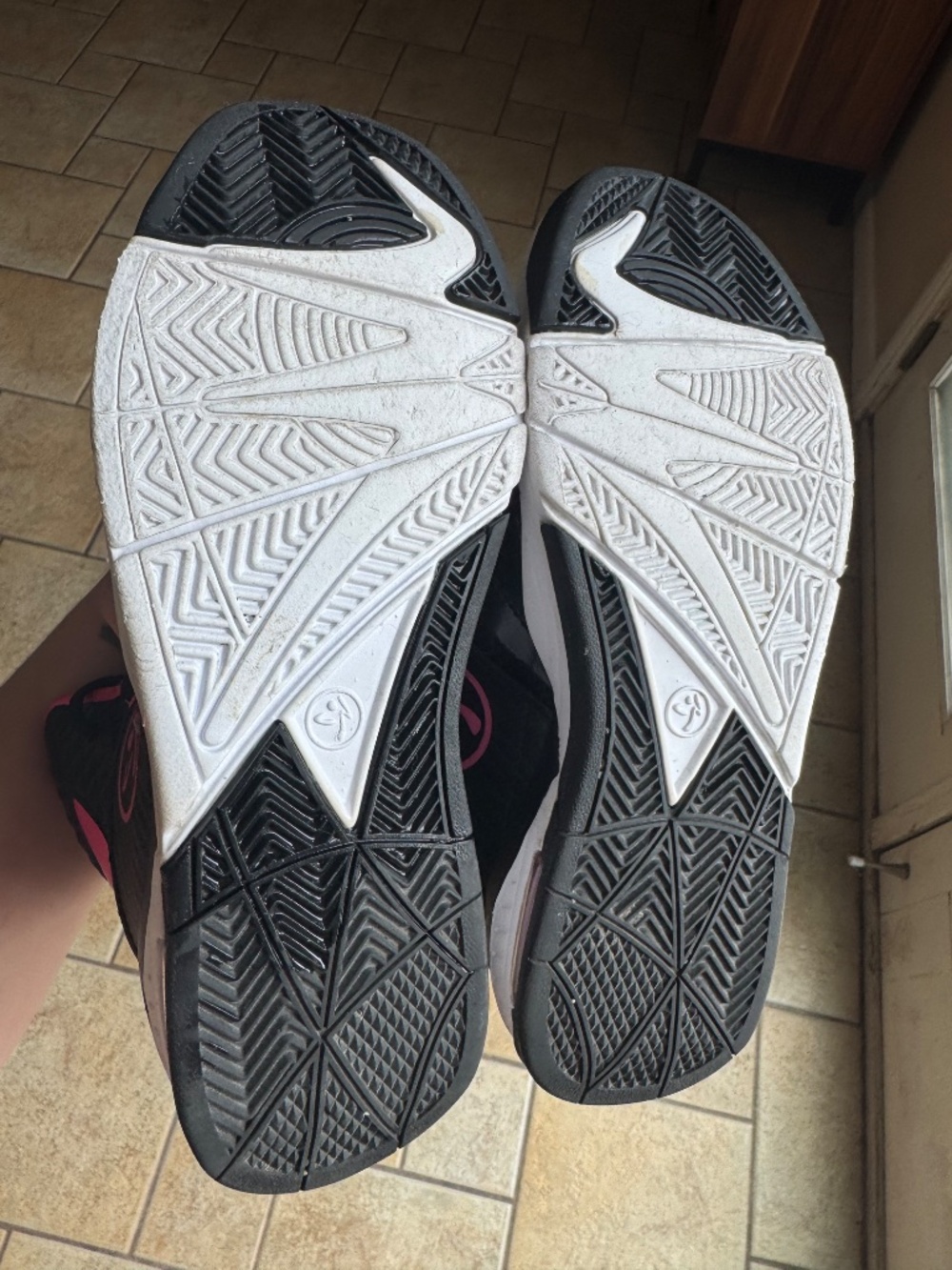 *Limited Edition* Zumba Fitness Black and Hot Pink High-Top Sneakers - Picture 5 of 5